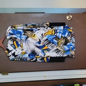 Tunic/dress with fringe sleeve